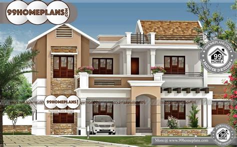 Latest House Models In India 70 Double Storey Modern House Designs