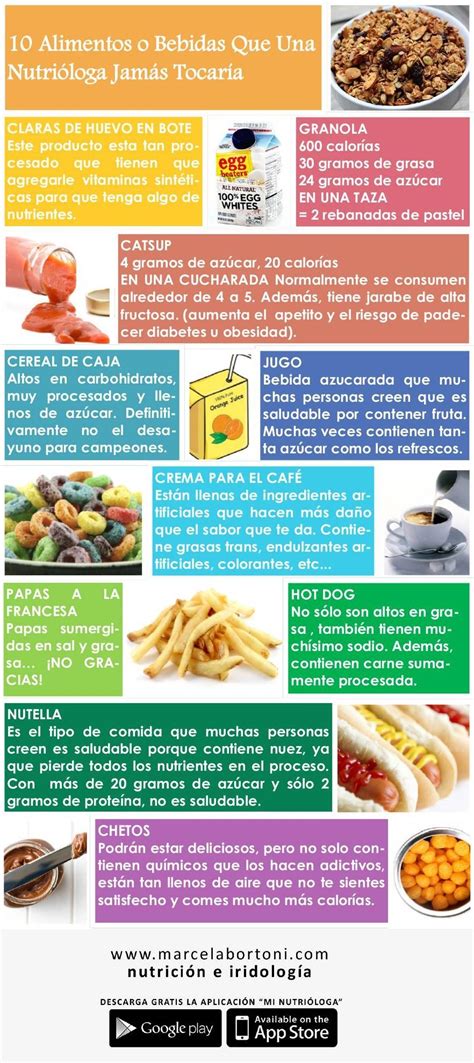 Alimentos No Saludables Pin En Nutricion