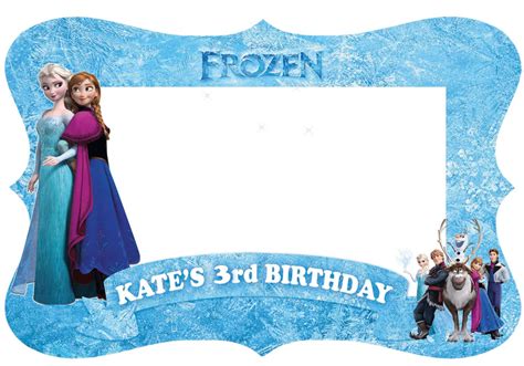 Popular Items For Frozen Photo Booth On Etsy Marcos Para Fotos