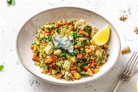 Turkey Freekeh Pilaf With Mixed Peppers Recipe HelloFresh