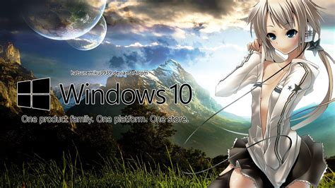 Windows 10 Anime Wallpaper By Hatsunemiku3939 On Deviantart