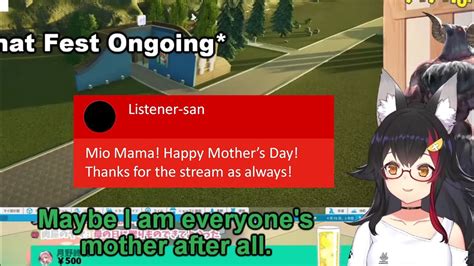 8 May 2021 Mio On Mothers Day Ookami Mio Eng Subs Youtube