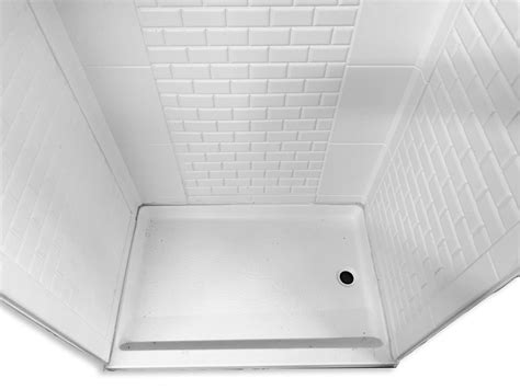 Shower Wall System - 5 Piece - White - 24" x 36" x 67" - SWA2436W