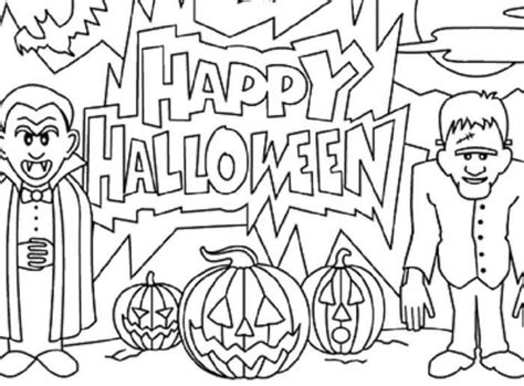 Halloween Coloring Pages Pdf | Halloween coloring pages, Halloween coloring, Halloween coloring book
