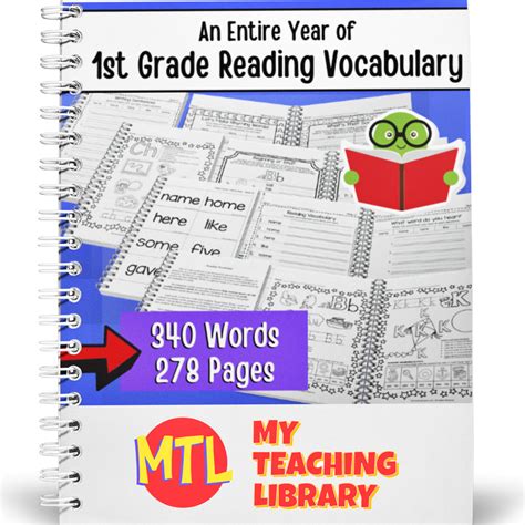 1st Grade Reading Vocabulary Complete My Teaching Library