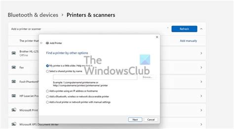 Printer Sharing Not Working In Windows Thewindowsclub
