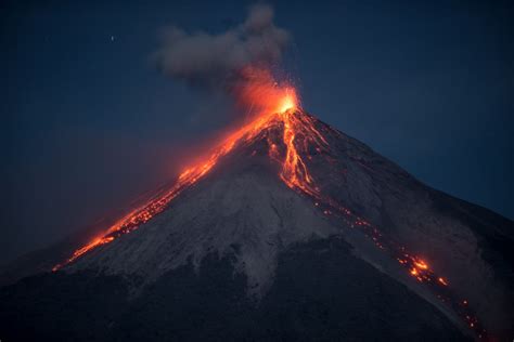 Eruption Of The Volcano Of Fire Photo By Santiago Billy Prem L Only