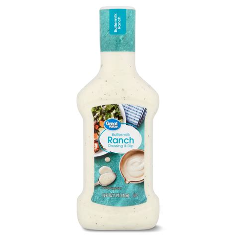 Great Value Buttermilk Ranch Dressing And Dip 16 Oz