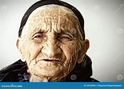 Very Old Woman Face Stock Photo Image Of Senior Portrait 10578268