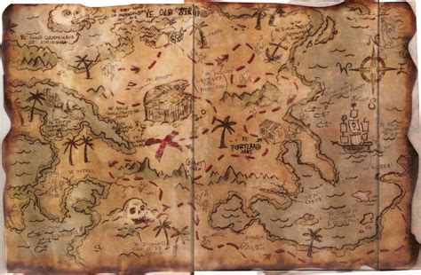 Free Printable Pirate Map