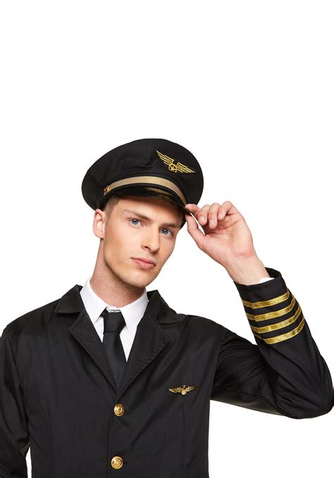 Mens Airplane Pilot Costume