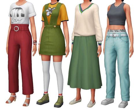 Pin By Lani On Sims 4 Cc In 2020 Sims 4 Sims 4 Clothing Sims 4 Hair