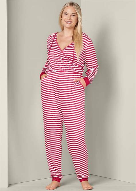 Striped Onesie In Red And White Venus