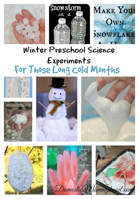 10 Winter Preschool Science Experiments To Keep Their Minds Learning