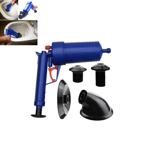 hot air power drain blaster gun high pressure powerful manual sink plunger opener cleaner pump