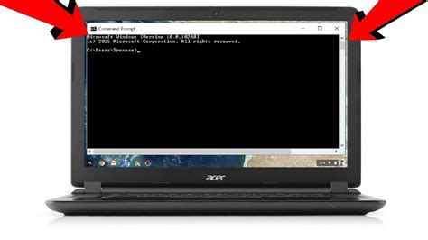 Click the file menu, hover the mouse tip: How To Open Command Prompt on a Chromebook! - YouTube