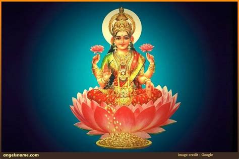 108 Wealthy Names Of Goddess Lakshmi For Baby Girl Angelsname Com