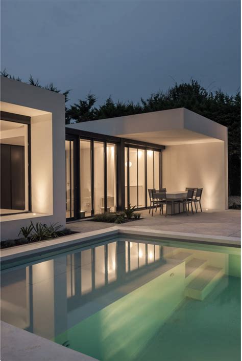 Plage Piscine Modern Pool House Pool Houses Pool House