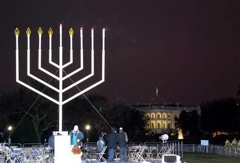 Chanukah At The White House Lighting Of The National Menor Flickr