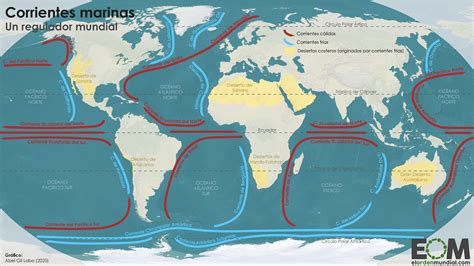 El Mapa De Las Corrientes Marinas Mapas De El Orden Mundial Eom