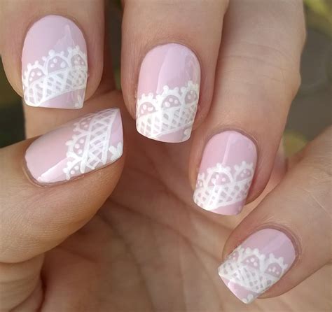 Image Result For Lace Nail Art Lace Nails Simple Nails Simple Nail