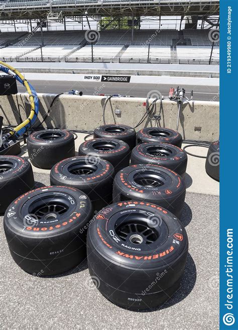 Firestone Firehawk Tires Prepared For Racing Firestone Tires Are The Exclusive Tire Of Indycar