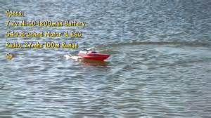 Red Dolphin Rc Boat A Sweet Maiden Run See Description Youtube