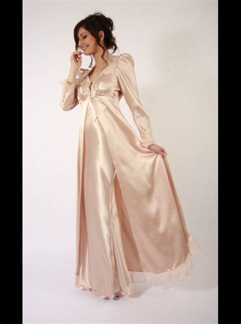 Liliana Casanova Victoire Silk Dressing Gown Honeys Lingerie Boutique