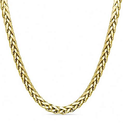Maybe you would like to learn more about one of these? 3.9mm Square Wheat Chain Necklace in 14K Gold - 26" | Mens Necklaces | Necklaces | Zales