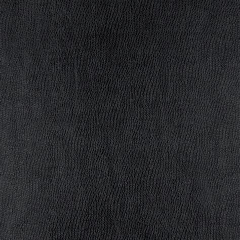 Black Smooth Emu Upholstery Faux Leather By The Yard