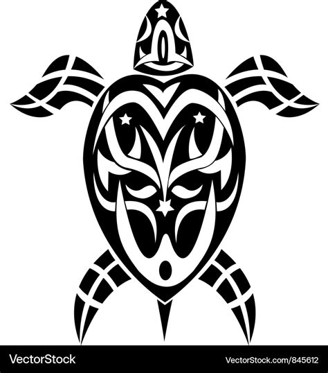 Tribal Turtle Royalty Free Vector Image Vectorstock