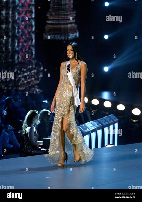 Miss Brazil Mayra Dias Participates In The Swimsuit And Evening Gown