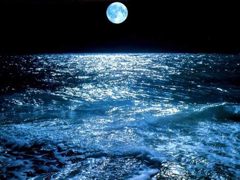 Full Moon Over Water Into The Mystic Pinterest