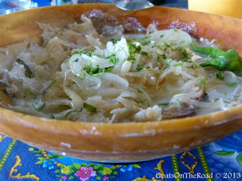 Tajikistan claims mainly two national dishes: Dushanbe, Tajikistan: A Mini Travel Guide - Goats On The Road