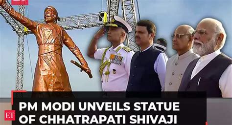 Maharashtra Pm Modi Unveils Grand Statue Of Chhatrapati Shivaji