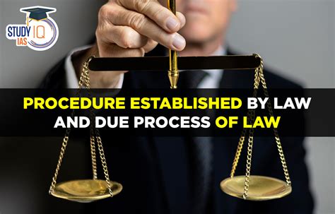 Procedure Established By Law And Due Process Of Law