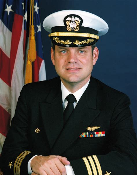 Portrait Us Navy Usn Commander Cdr David R Guebert Covered
