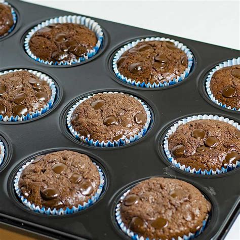 Keto Chocolate Muffins Recipe Double Choc Chip Rich And Moist