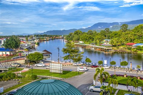 Image Of Lawas Waterfront From Hotel Seri 1031373