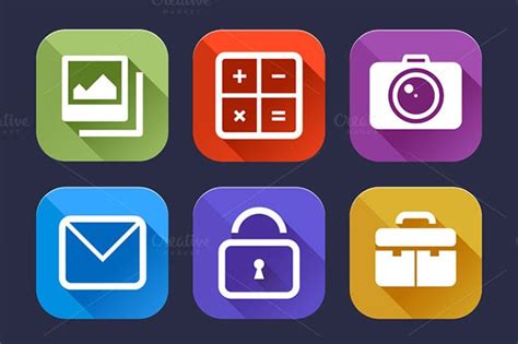 Downloadable 110 Free Flat Ui Icons Pack Gallery For Ui Designs