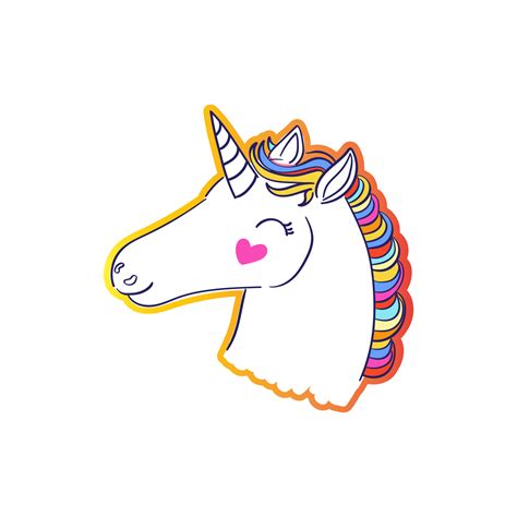 Cute Cartoon Unicorn Isolated On Png Transparent Background 15720548 Png