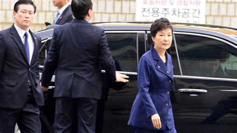 South Korea Ousted President Park Geun Hye Appears In Court As Deliberation Over Her Arrest