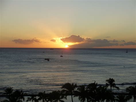 Beautiful Sunsets Every Night Taken From Our Balcony Hawaii