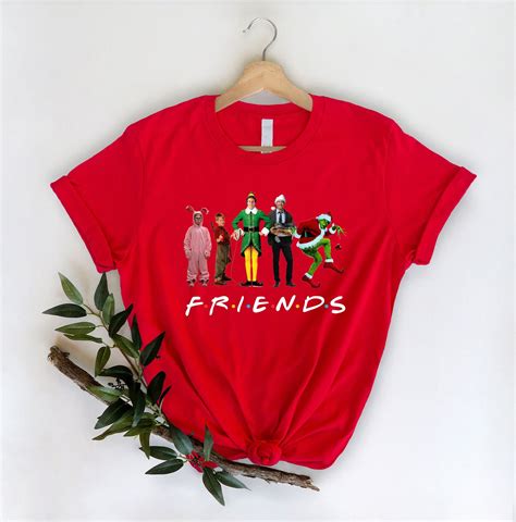 Movie Watching Friends Christmas Shirt Teeholly