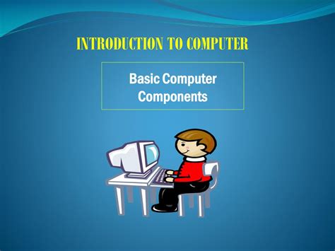 Basic Parts Of Computer And Its Function Computer Basic Parts The