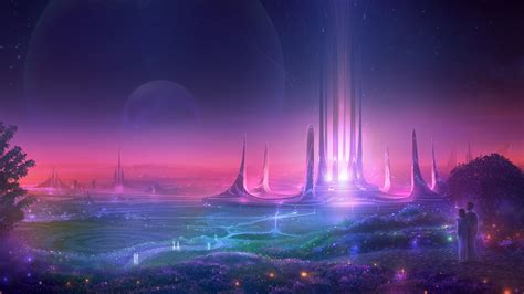 Futuristic Sci Fi City Wallpapers Hd Wallpapers