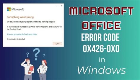 Fixed Microsoft Office Error Code 0x426 0x0 In Windows