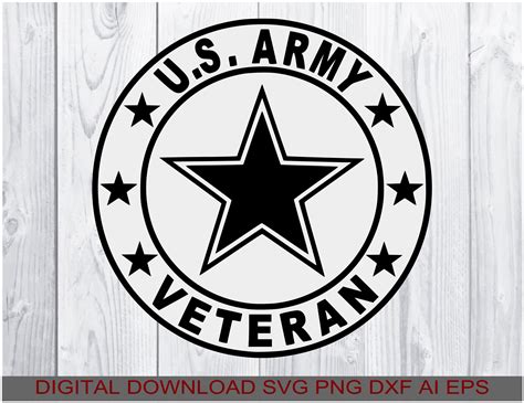 Army Veteran Svg Decal Svg Download Compatible All Cutters Etsy