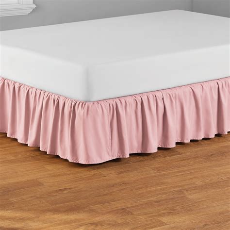 Your Zone Ruffled Microfiber Bed Skirt Multiple Colors