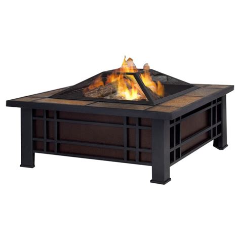Real Flame Morrison Wood Burning Fire Pit Table And Reviews